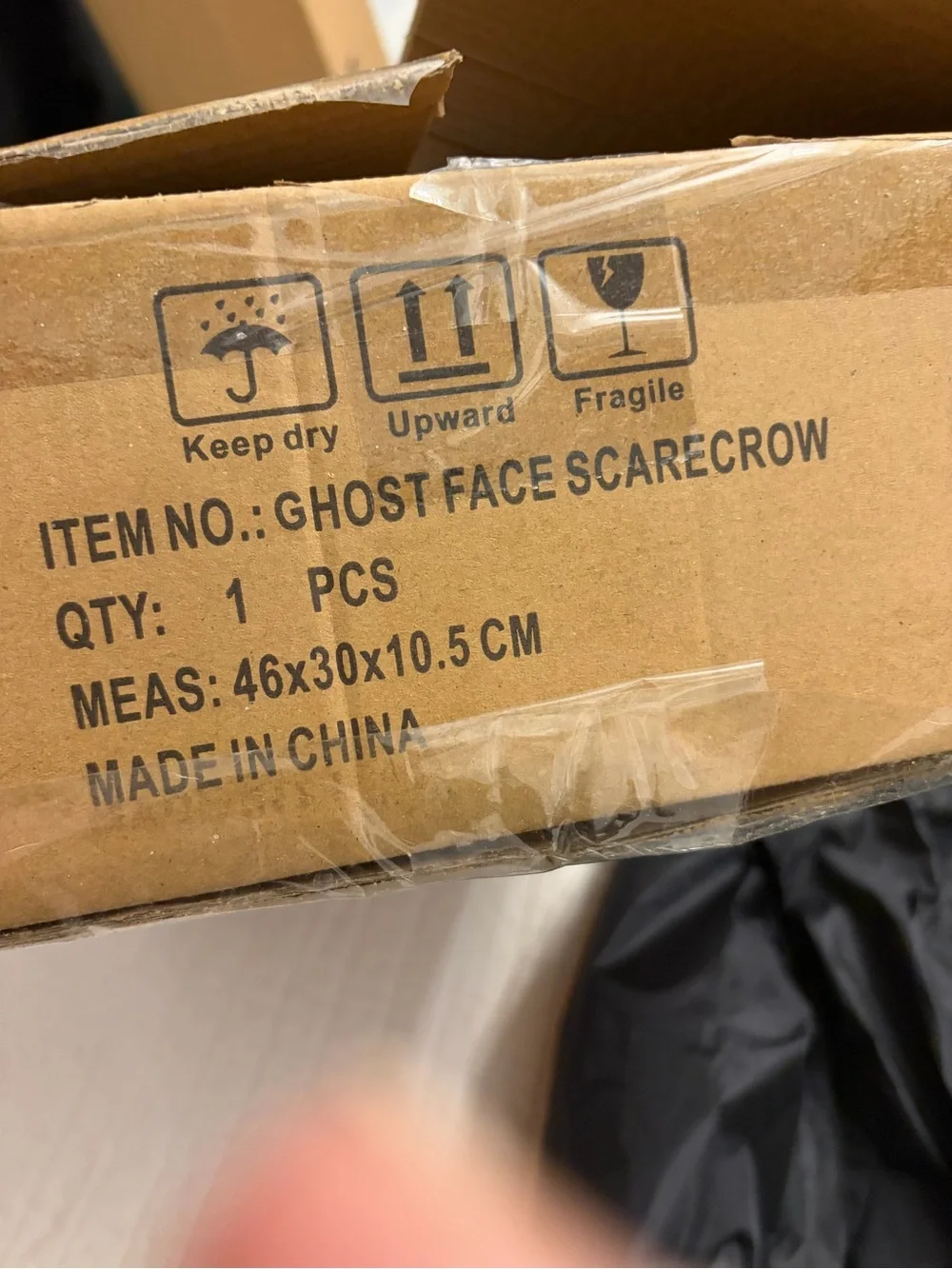 Ghost Face Scream Scarecrow Halloween Decor (Set of 2)